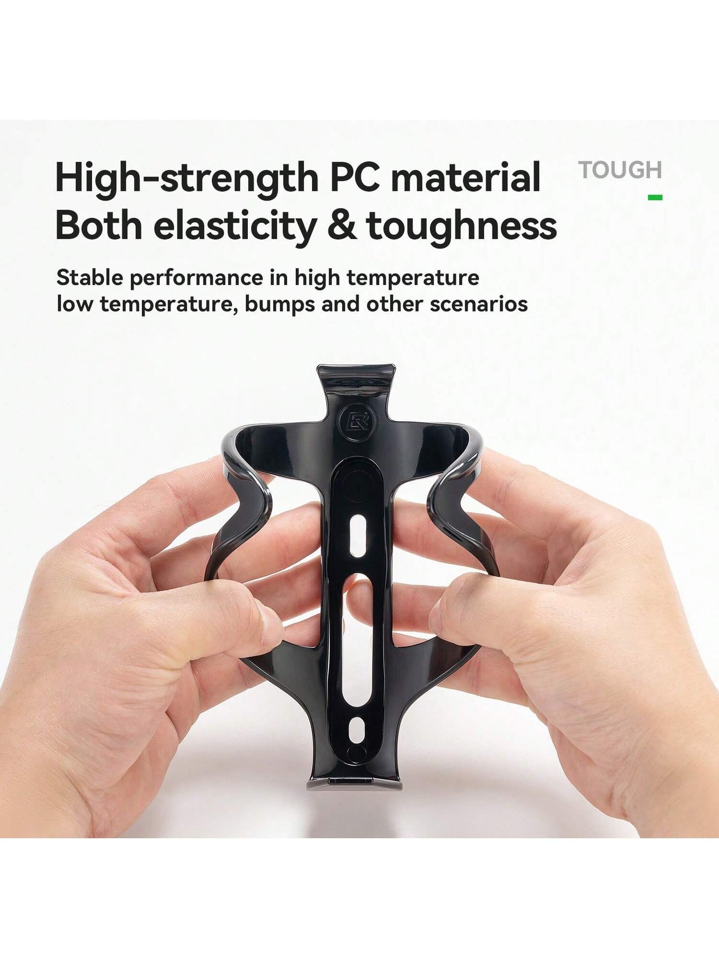 ROCKBROS 1pc Bicycle PC Plastic Water Bottle Cage- High-Resilience PC, Stable, Durable & Lightweight For Riding Nine Colours To Choose From