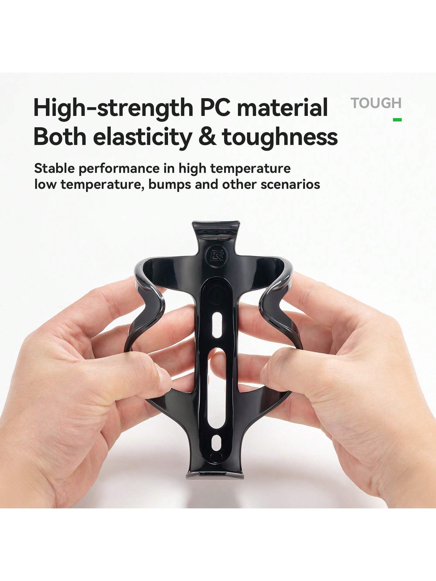 ROCKBROS 1pc Bicycle PC Plastic Water Bottle Cage- High-Resilience PC, Stable, Durable & Lightweight For Riding Nine Colours To Choose From