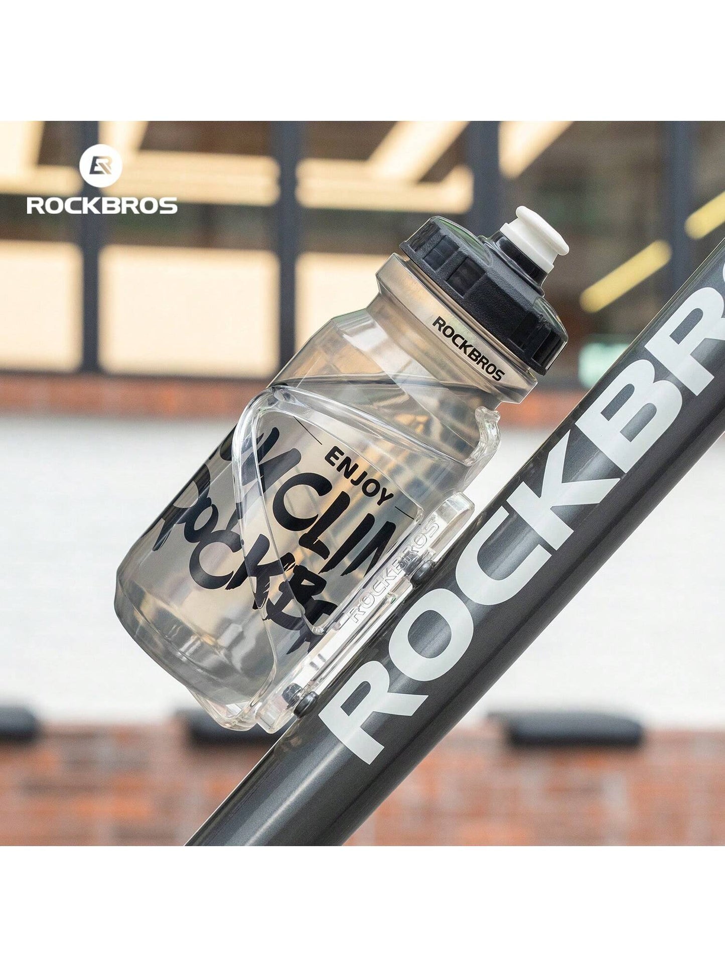ROCKBROS 1pc Bicycle PC Plastic Water Bottle Cage- High-Resilience PC, Stable, Durable & Lightweight For Riding Nine Colours To Choose From