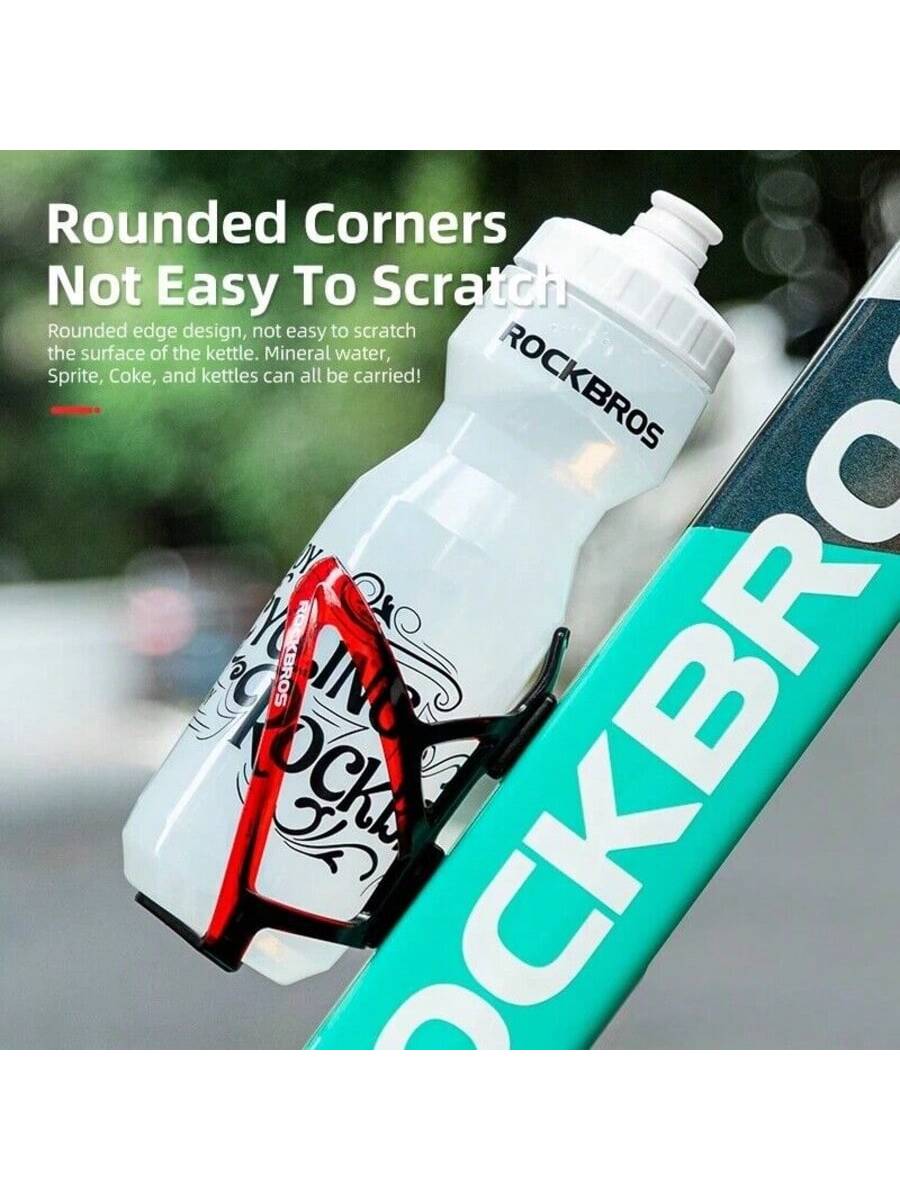 ROCKBROS 1PC Bicycle Water Bottle Cage, Gradient-Coloured Mountain Bike Water Bottle Cage, Lightweight Plastic Water Bottle Holder,Bicycle Accessories