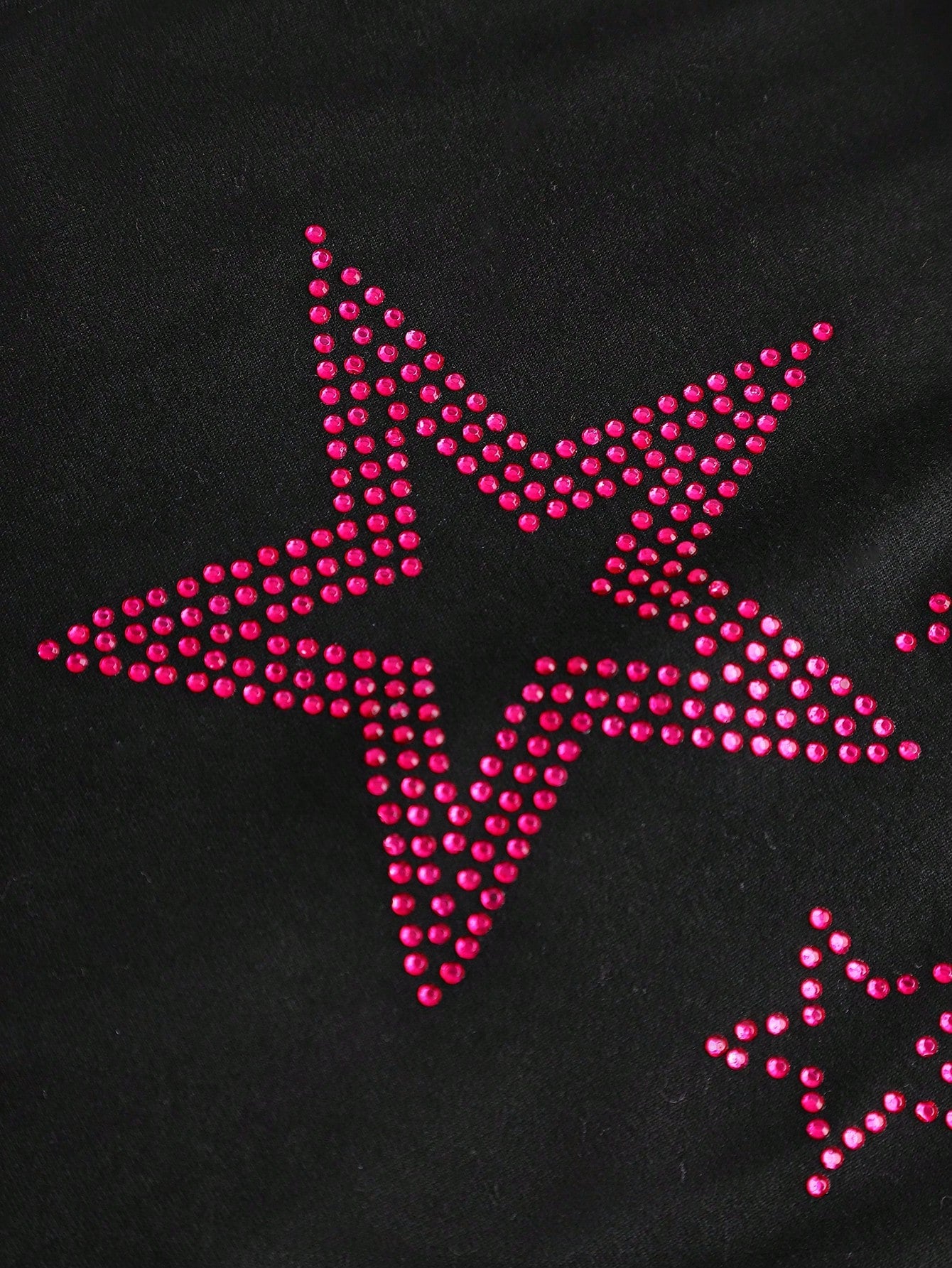 ROMWE J-Fashion Spring/Summer Y2K Rhinestone Star Decor Halter Neck Plus Size Blouse