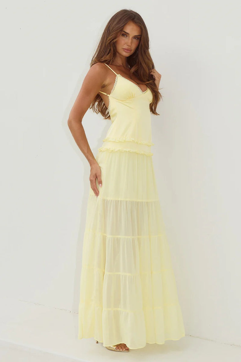 Rosetta Maxi Dress - Butter