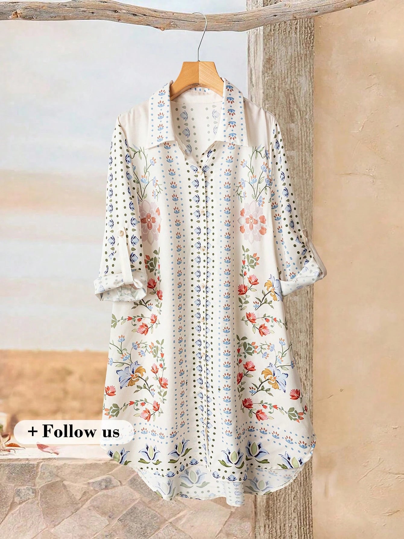 Rusticease Vintage Casual Clothes Women Women's Midi Dress,Autumn Dresses For Women Vacation Beige