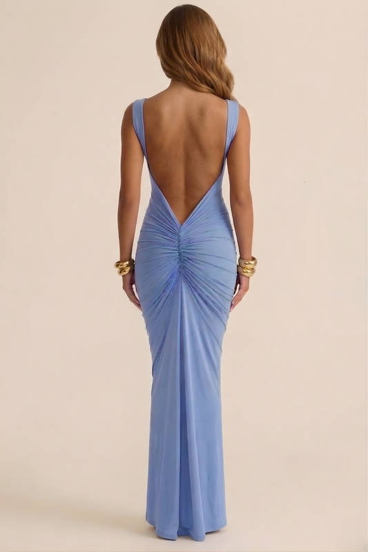 Sabia Dress - Ocean Blue (PREORDER)
