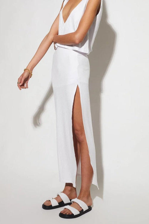 Sage Skirt - White - JAUS