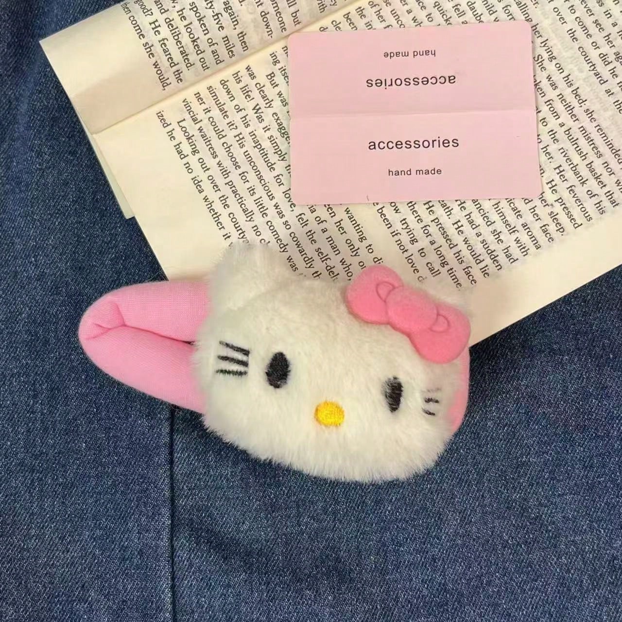 Sanrio Hello Kitty Cute Pink Hair Clip,Colorful Kitty Hair Hairpin,Sweet Princess Hairpin Grip, Women Large Girl Clip,Cartoon Bangs Clip,Cute Cat Hair Clips, Side Clips For Bangs, Suitable For Women G