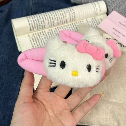Sanrio Hello Kitty Cute Pink Hair Clip,Colorful Kitty Hair Hairpin,Sweet Princess Hairpin Grip, Women Large Girl Clip,Cartoon Bangs Clip,Cute Cat Hair Clips, Side Clips For Bangs, Suitable For Women G