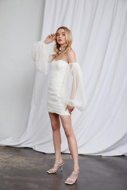 Saya Dress - White - JAUS