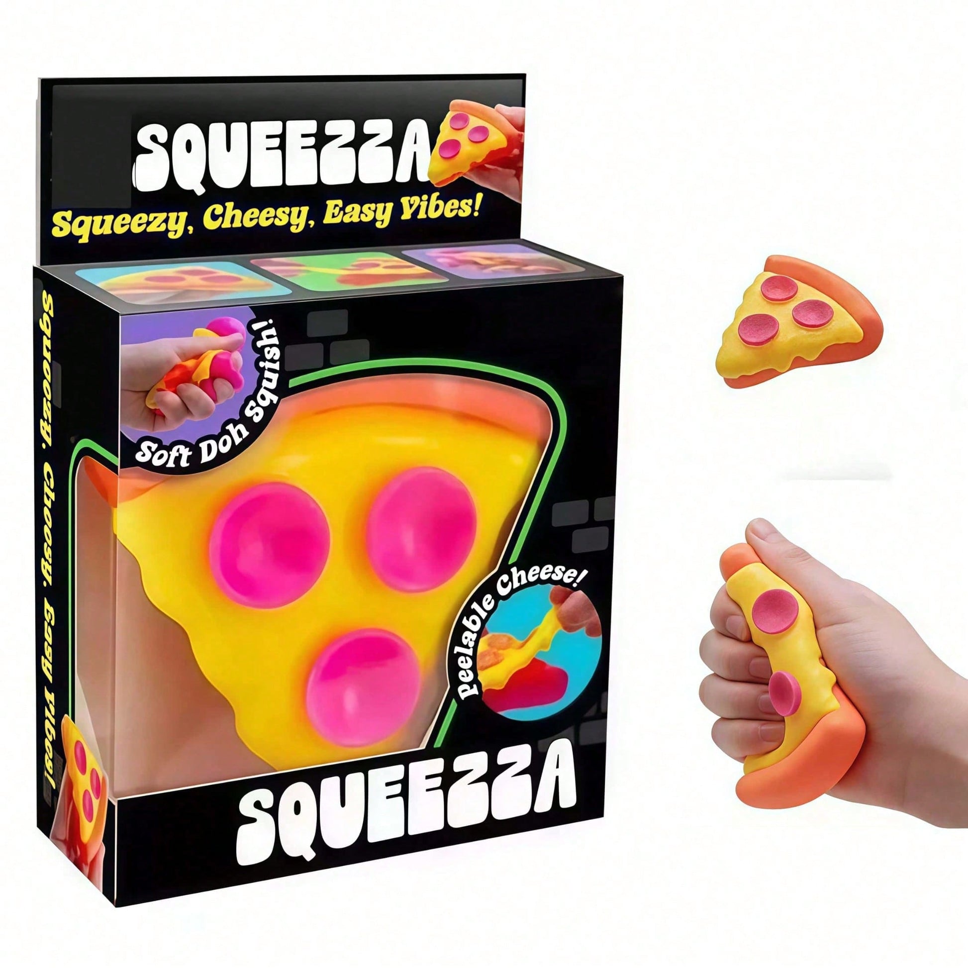 Schylling Squishy Stress Relief Toy Dippin Dazzler Squeeze Mini Sensory Toy, Multiple Colors Available (OPP Packaging)