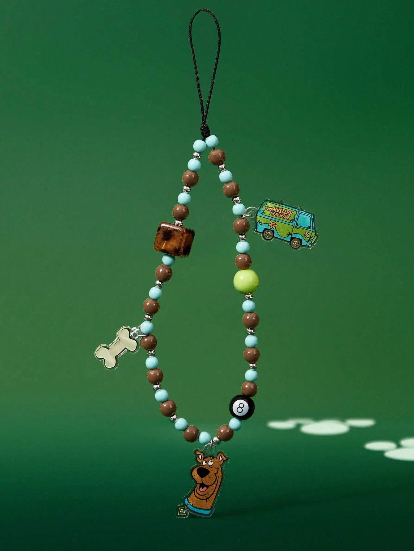 SCOOBY-DOO X Stylish And Cute Cartoon Dog Acrylic Handmade Beaded Mobile Phone Chain Mobile Phone Lanyard Mobile Phone Pendant