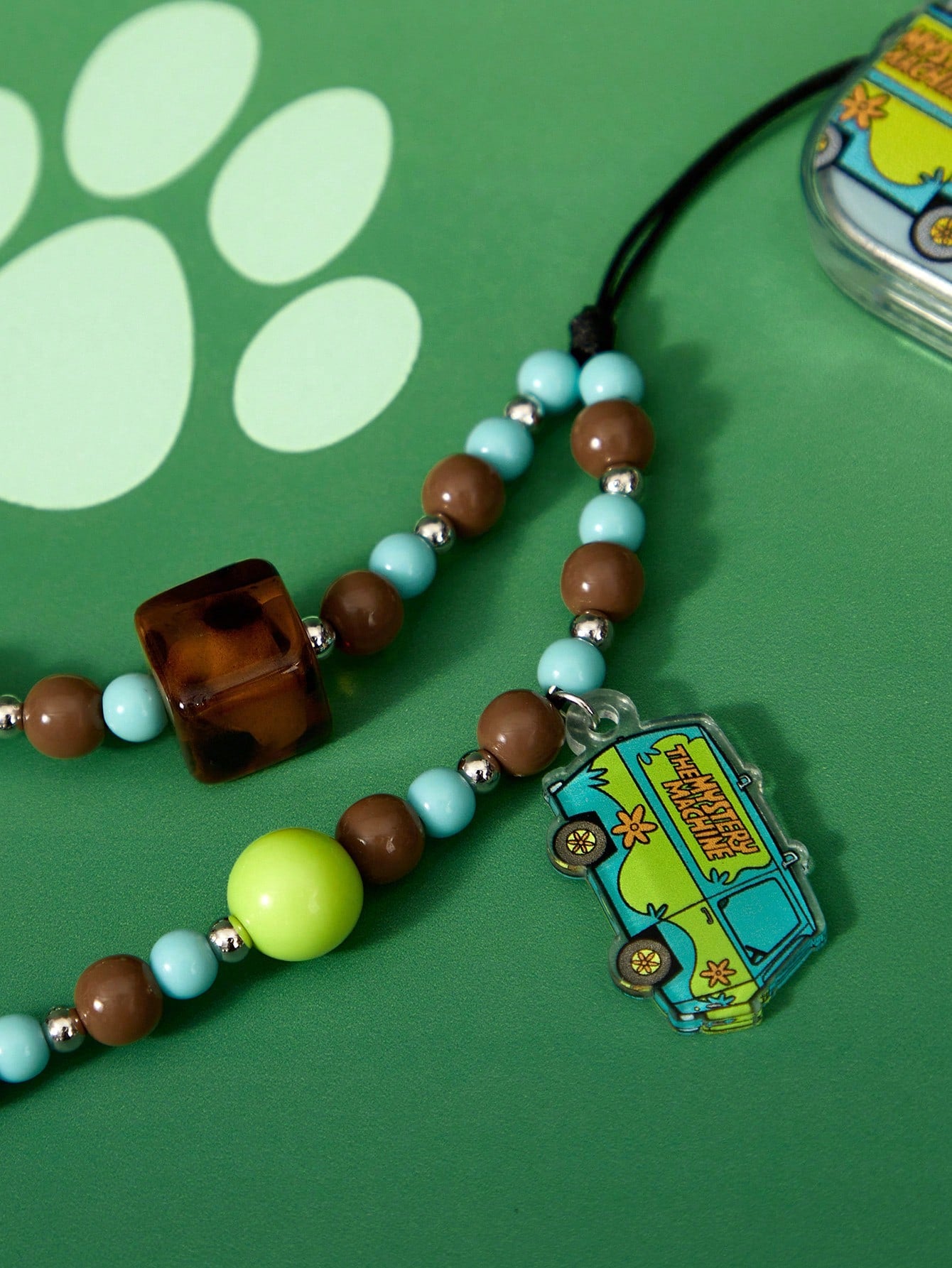 SCOOBY-DOO X Stylish And Cute Cartoon Dog Acrylic Handmade Beaded Mobile Phone Chain Mobile Phone Lanyard Mobile Phone Pendant