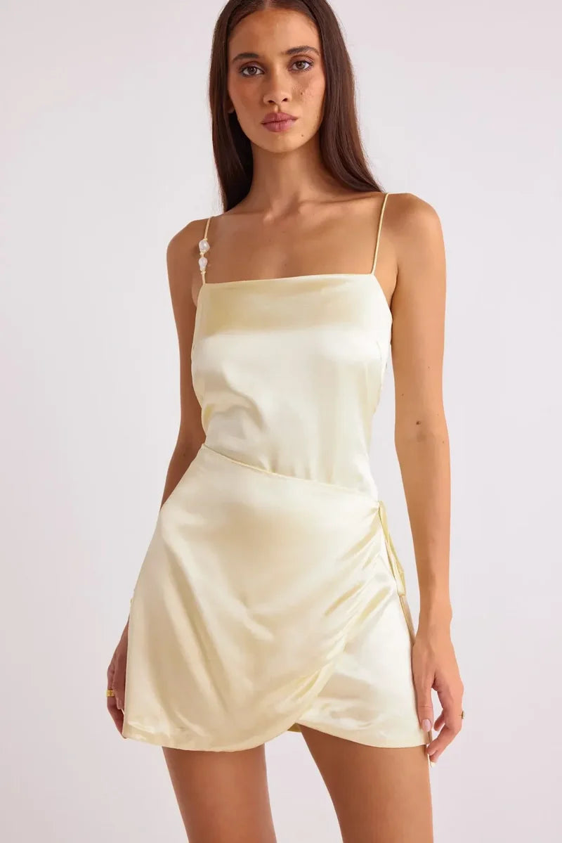 Sereira Mini Dress - Lemon