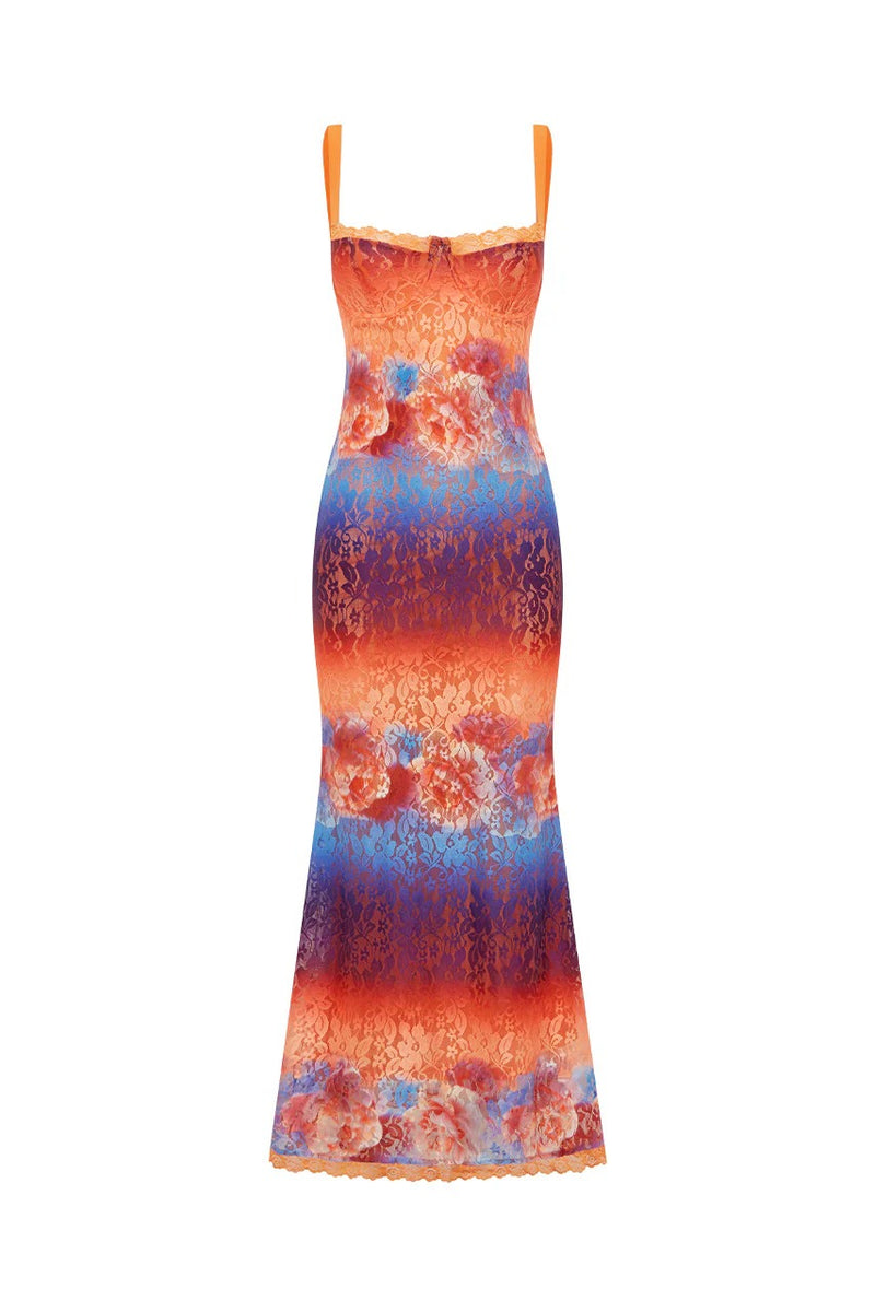 Serina Maxi Dress - Nadia Pink Ombre