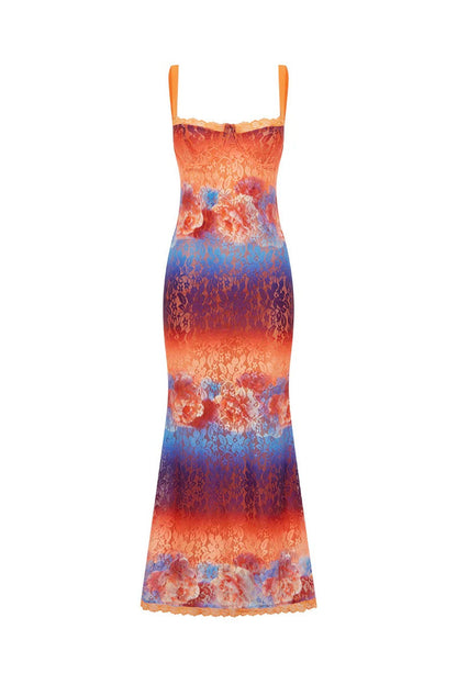 Serina Maxi Dress - Nadia Pink Ombre