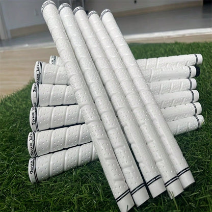 Set Of 13 Golf Grips Tour WRAP 2G White Standard/Midsize