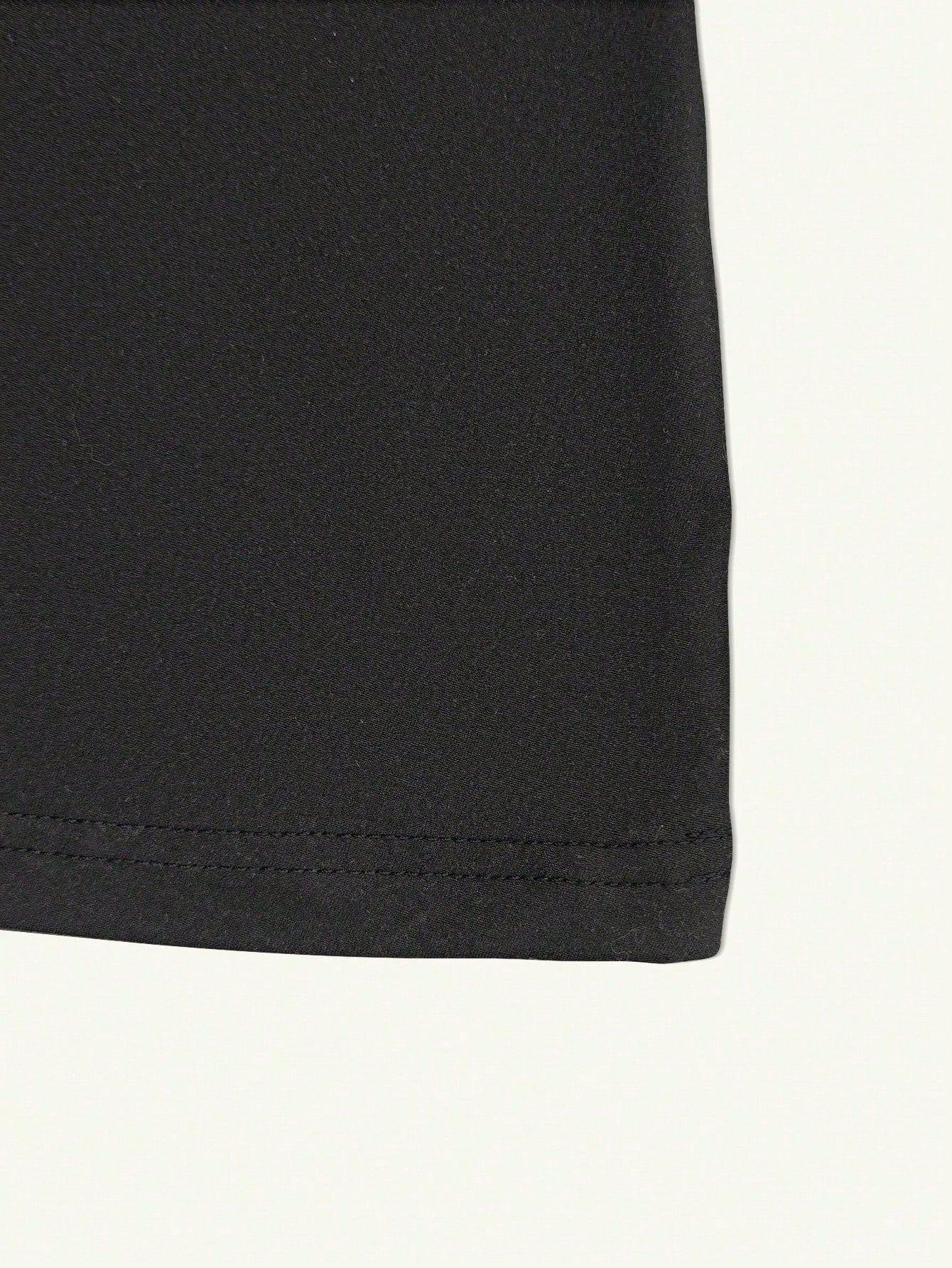 Sexy & Fashionable Deep V-Neck Sleeveless Backless Mini Dress, New Spring/Summer Collection, Suitable For Daily Wear & Commuting Black Elegant