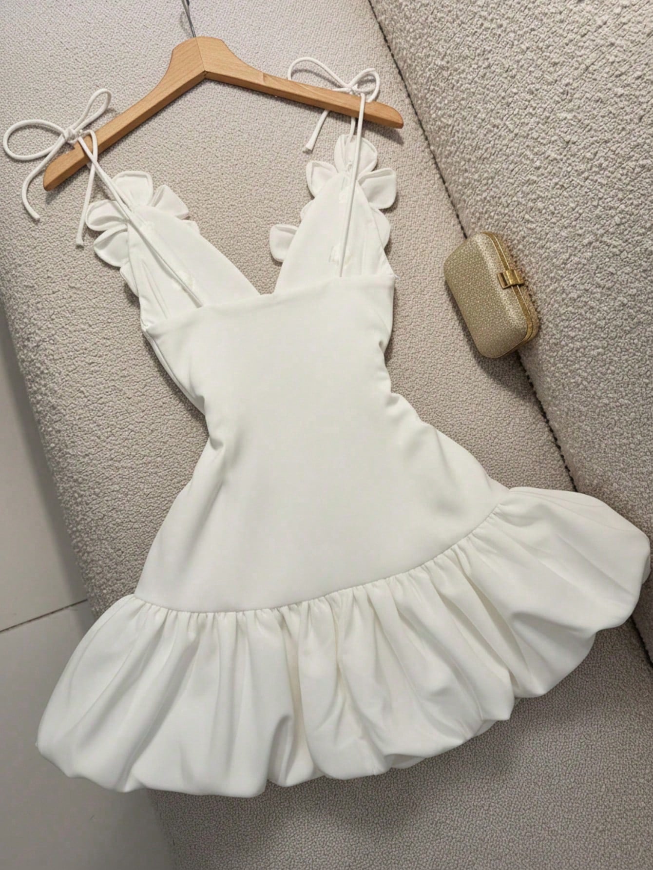 Sexy Floral Slip Dress, Handmade Flower Decor, Suitable For Valentine's Day Party, Wedding, Bridesmaid, Vacation Summer Elegant