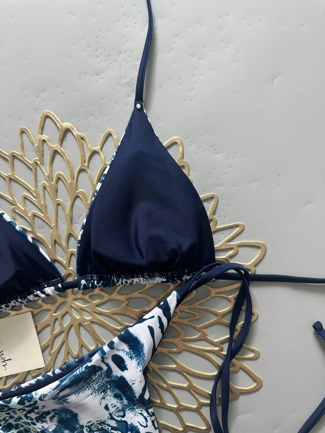 Sexy Vintage Leopard Print Pattern Bikini Two Pieces Swimwear For Women Vacation Beach Summer, Vacationcore