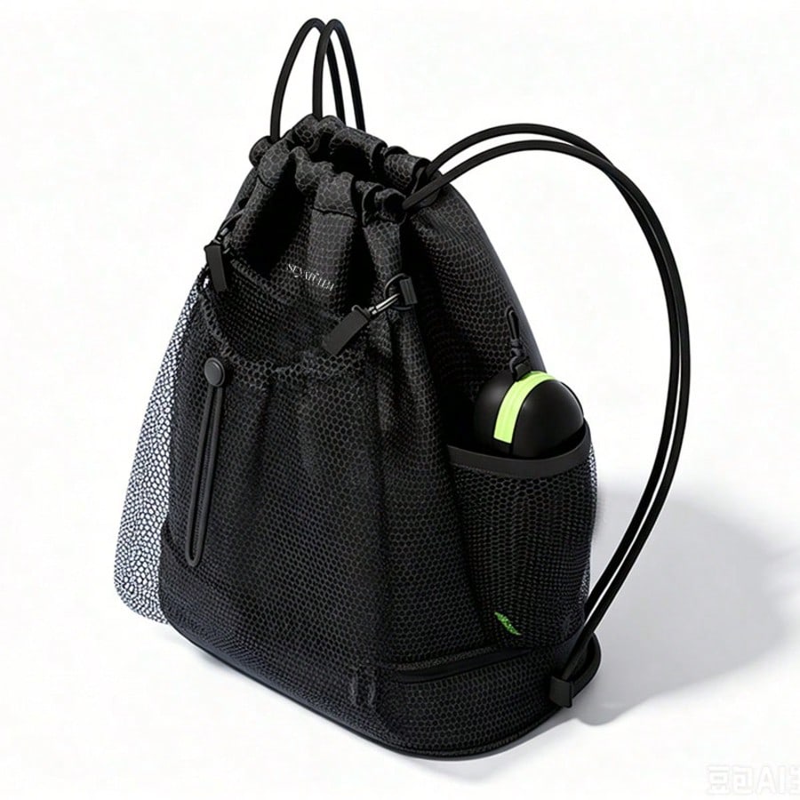 SEYATULLH Gym Swimming Drawstring Bag Outdoor Sports Travelling Hiking Backpack Large Capacity Men And Women Bag With Wet And Dry Separation