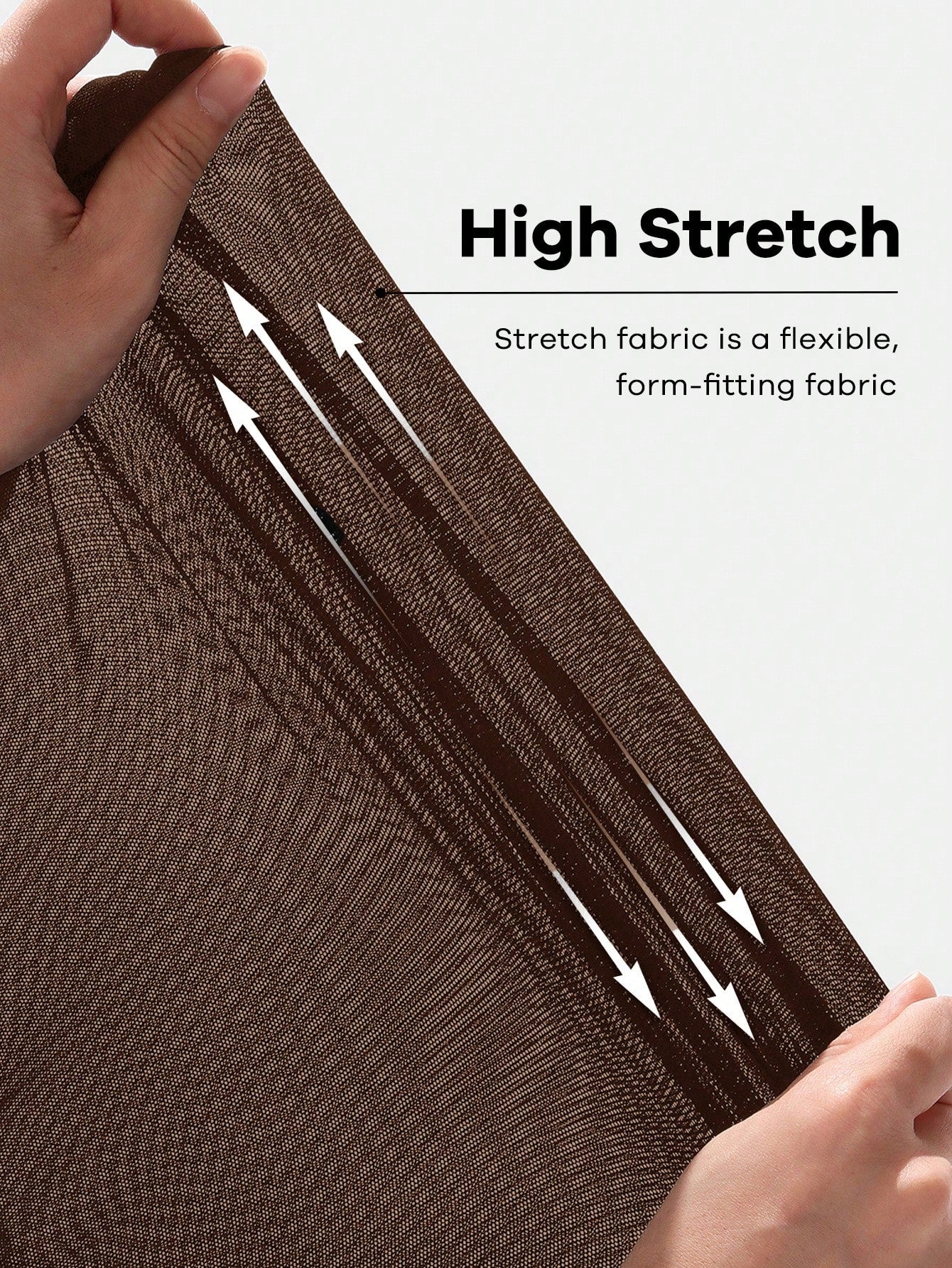 Shapeblank Plus Size Women's Brown Summer Smart Casual Everyday Versatile T-Shirt, Stretchy Comfortable Asymmetric Hem Ruched Waist Short Sleeve Curve Tops