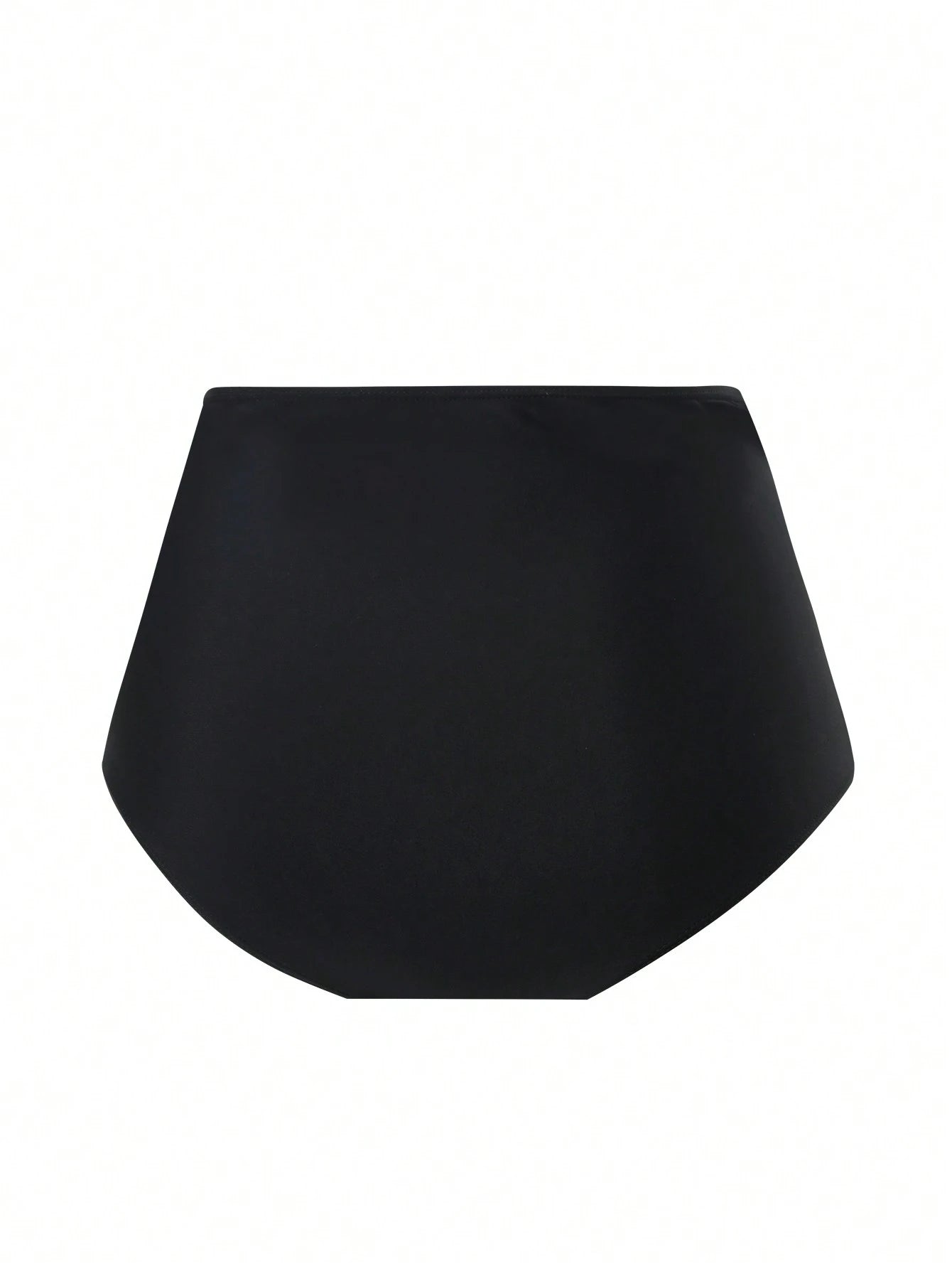 Shapewave 1pc Women High Waist Ruched Tummy Control Swimwear, Solid Color, Slimming Summer
