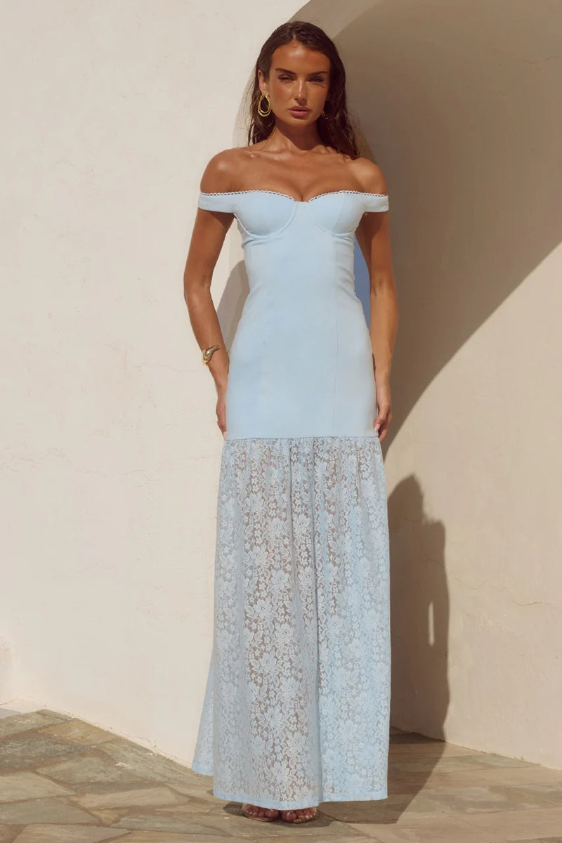 Shayla Maxi Dress - Bluebell