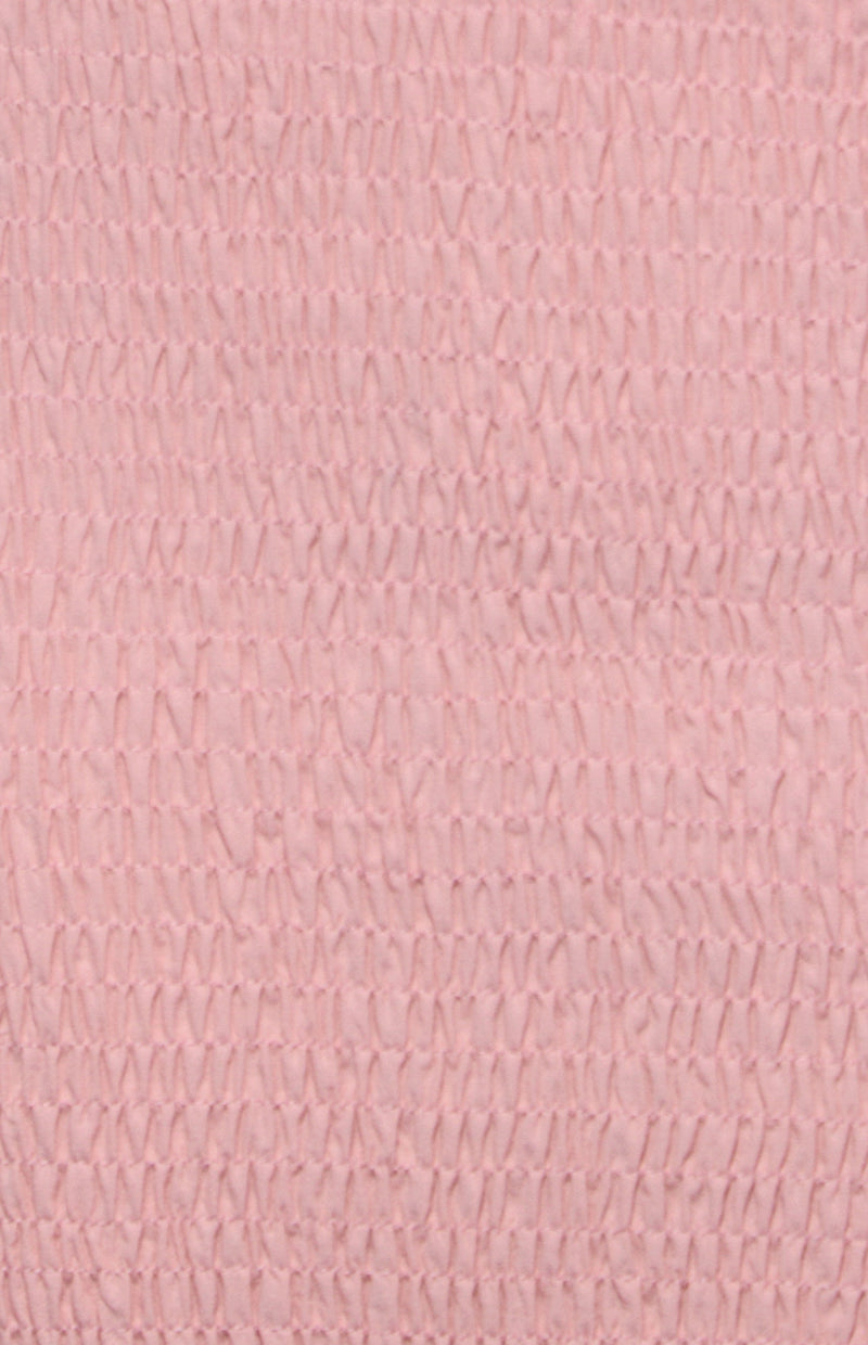 Sia Shirred Mini Dress - Blush - SHOPJAUS - JAUS
