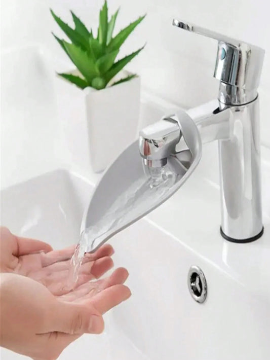Silicone Faucet Extender With Adjustable Splash Guard, Suitable For Kitchen And Bathroom, Prevents Water Splashing, Ideal Aid For Children Handwashing