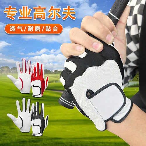 Single PU Golf Gloves With Breathable & Anti-Slip Surface, High Elasticity And Durable Wear Resistance.