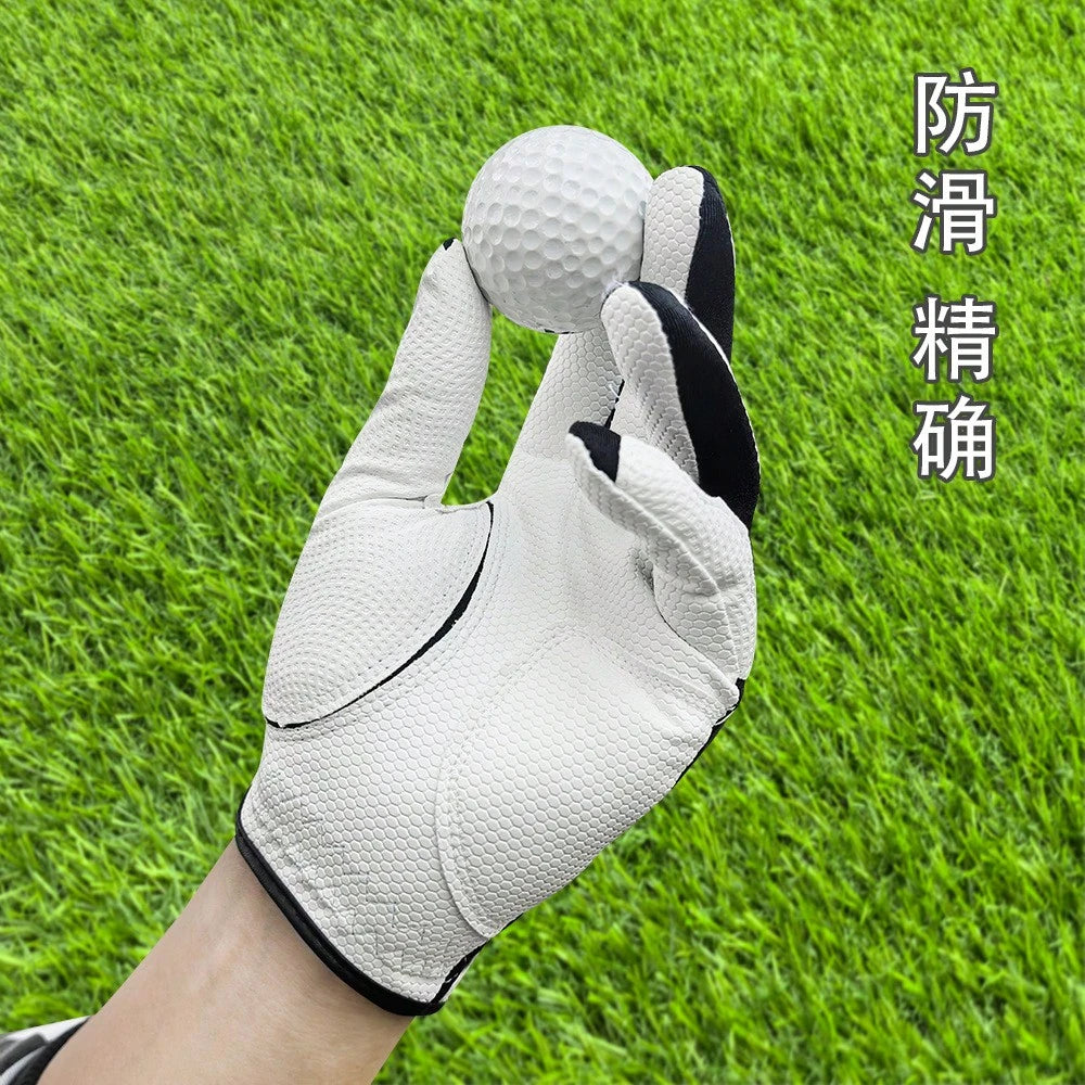 Single PU Golf Gloves With Breathable & Anti-Slip Surface, High Elasticity And Durable Wear Resistance.