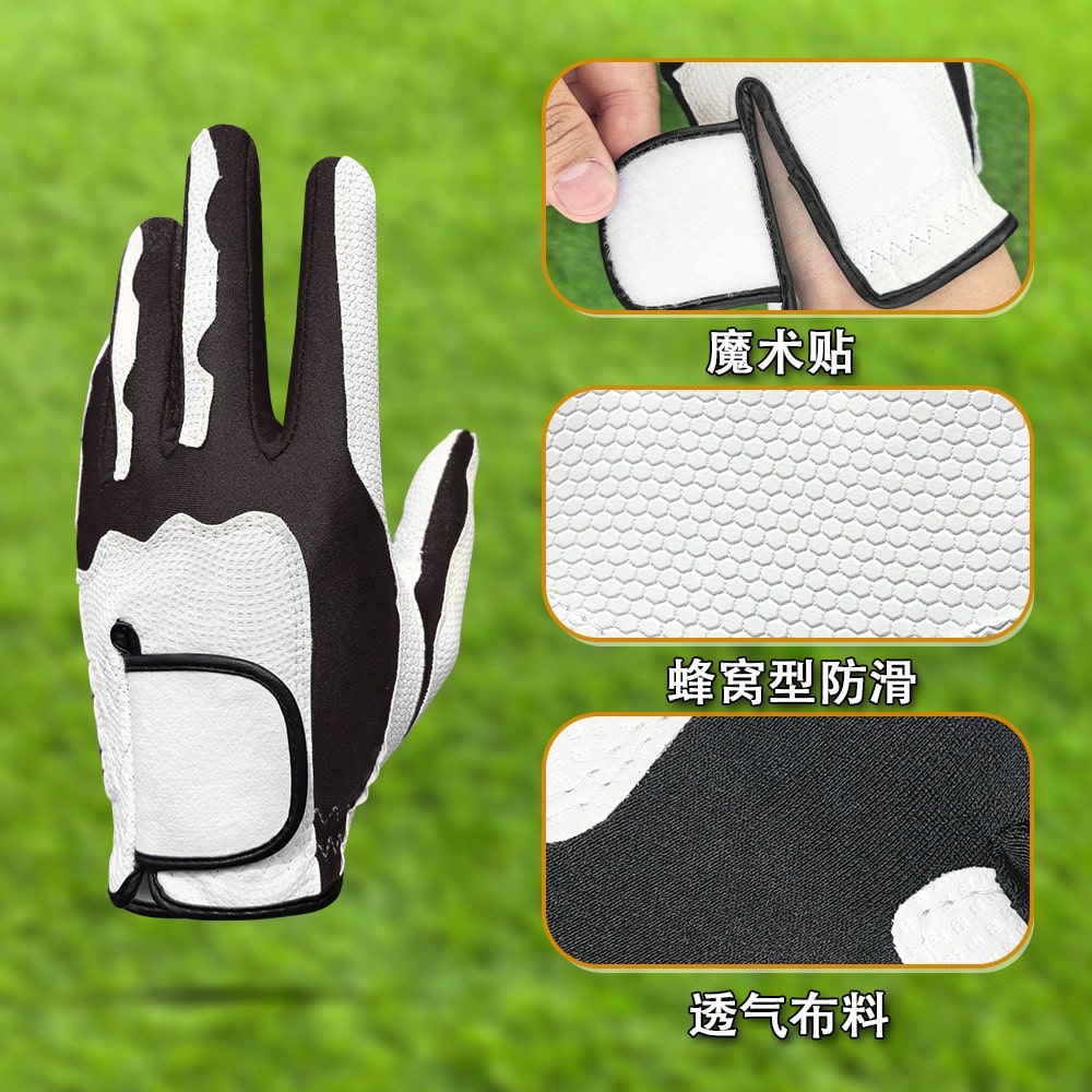 Single PU Golf Gloves With Breathable & Anti-Slip Surface, High Elasticity And Durable Wear Resistance.