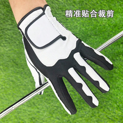 Single PU Golf Gloves With Breathable & Anti-Slip Surface, High Elasticity And Durable Wear Resistance.