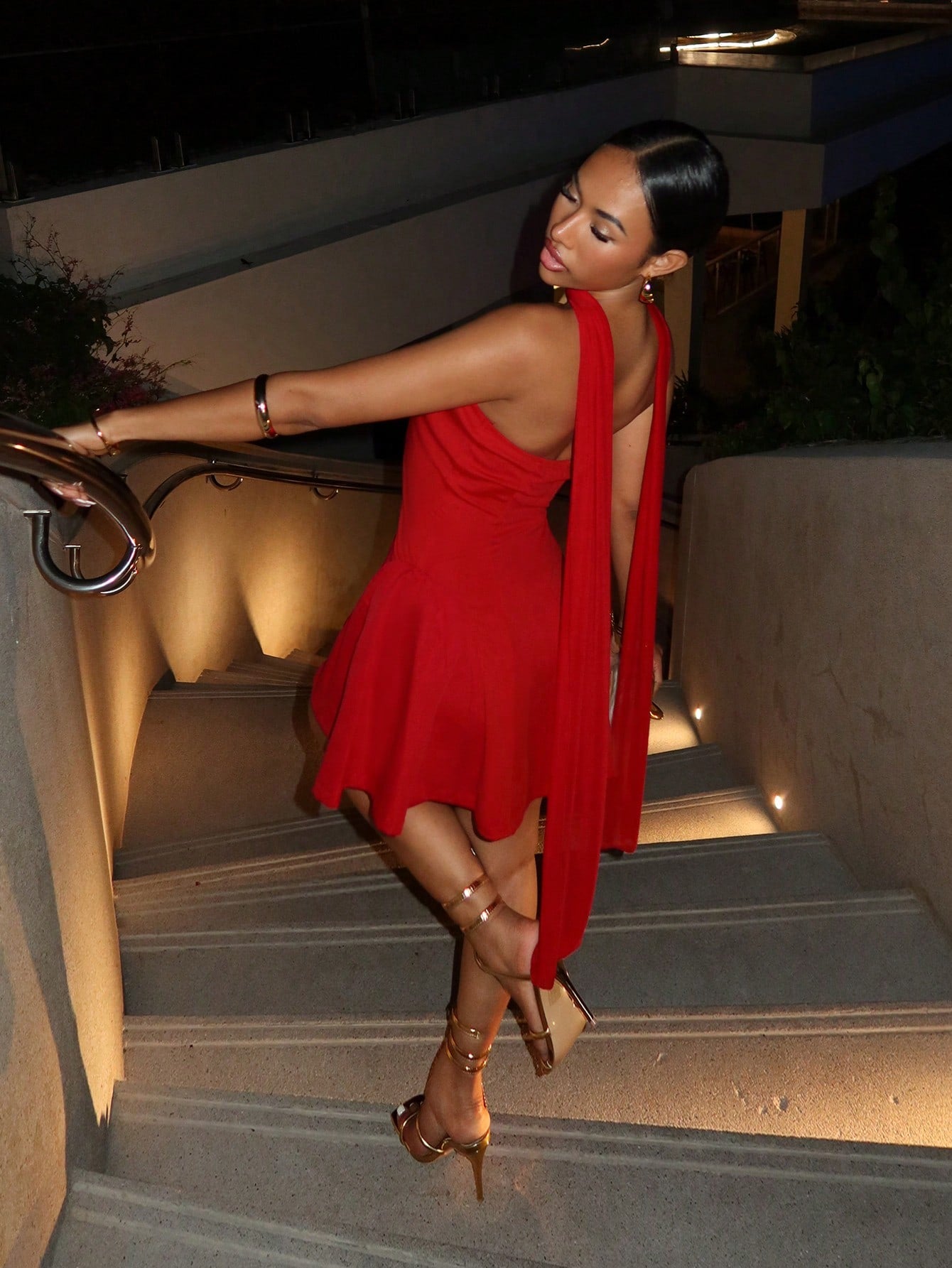 Slaydiva 2025 Women's Elegant Red Strapless A-Line Princess Mini Dress,French Style Short Party,Birthday,Cocktail,Wedding & Summer Dress,Red Casual Club Dress