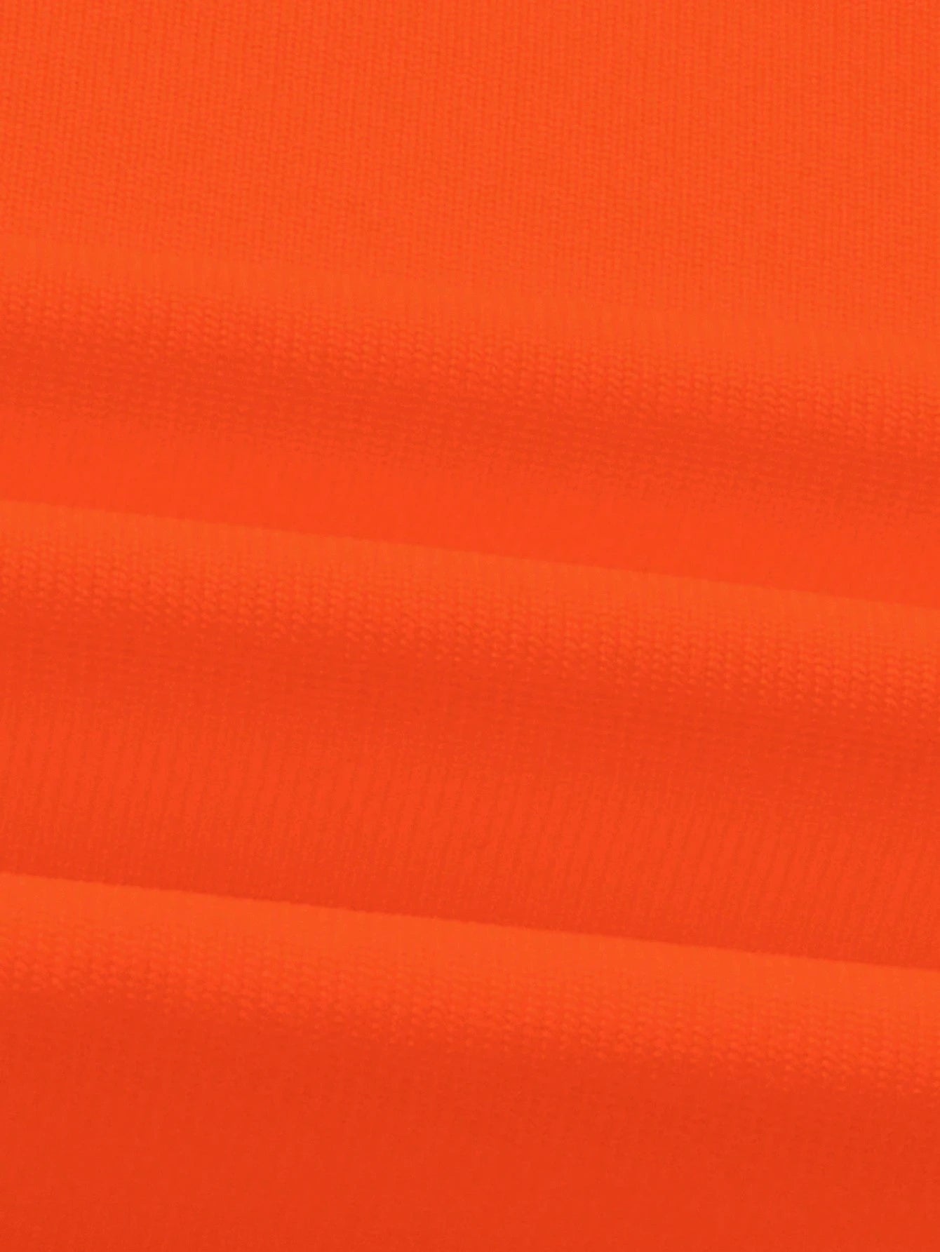 Slaydiva Casual Simple Orange Sleeveless Thick Strap V-Neck Fitted Mini Dress For Women, Suitable Summer,Summer Dresses Chic