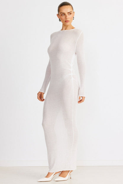 Sloane Maxi Dress - White - SHOPJAUS - JAUS