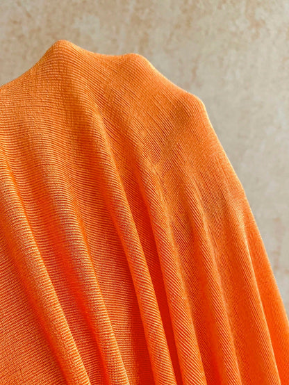 Soleia New Knitted Textured Linen Rope Hollow Out Ruched Mini Dress Bohemian Sexy Boho Vacation Fall Women Clothes Vintage Summer Beach Club Orange