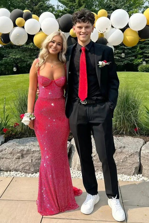 Sparkle Mermaid Senior Prom Dresses Sweetheart Long Party Dress,AST2318