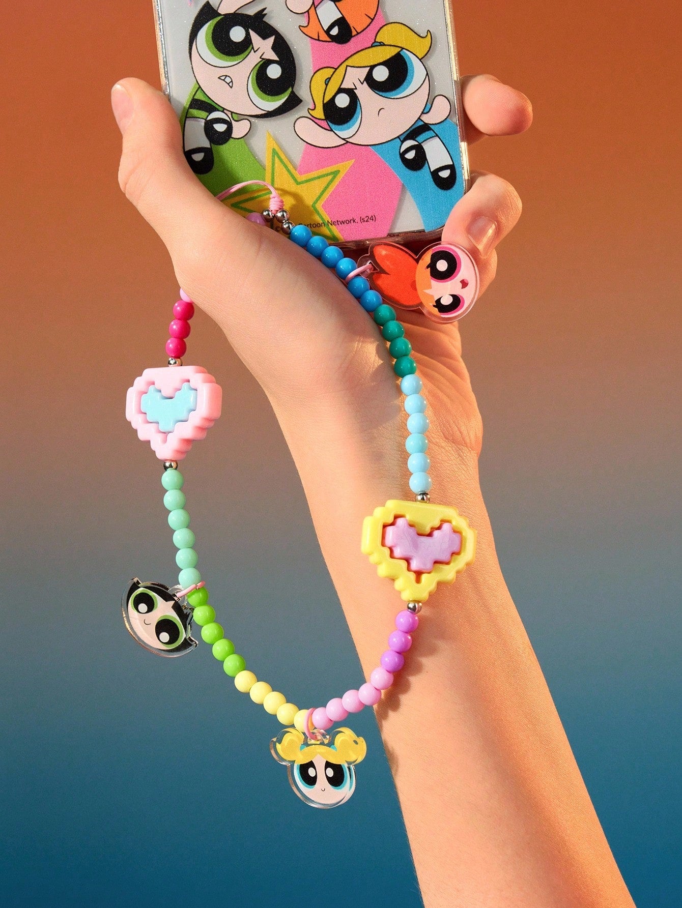 SpongeBob SquarePants| Cute Cartoon Ocean Vacation Mobile Phone Lanyard Cell Phone Pendant Phone Chain Handmade Beaded Starfish Shell Patrick Gary