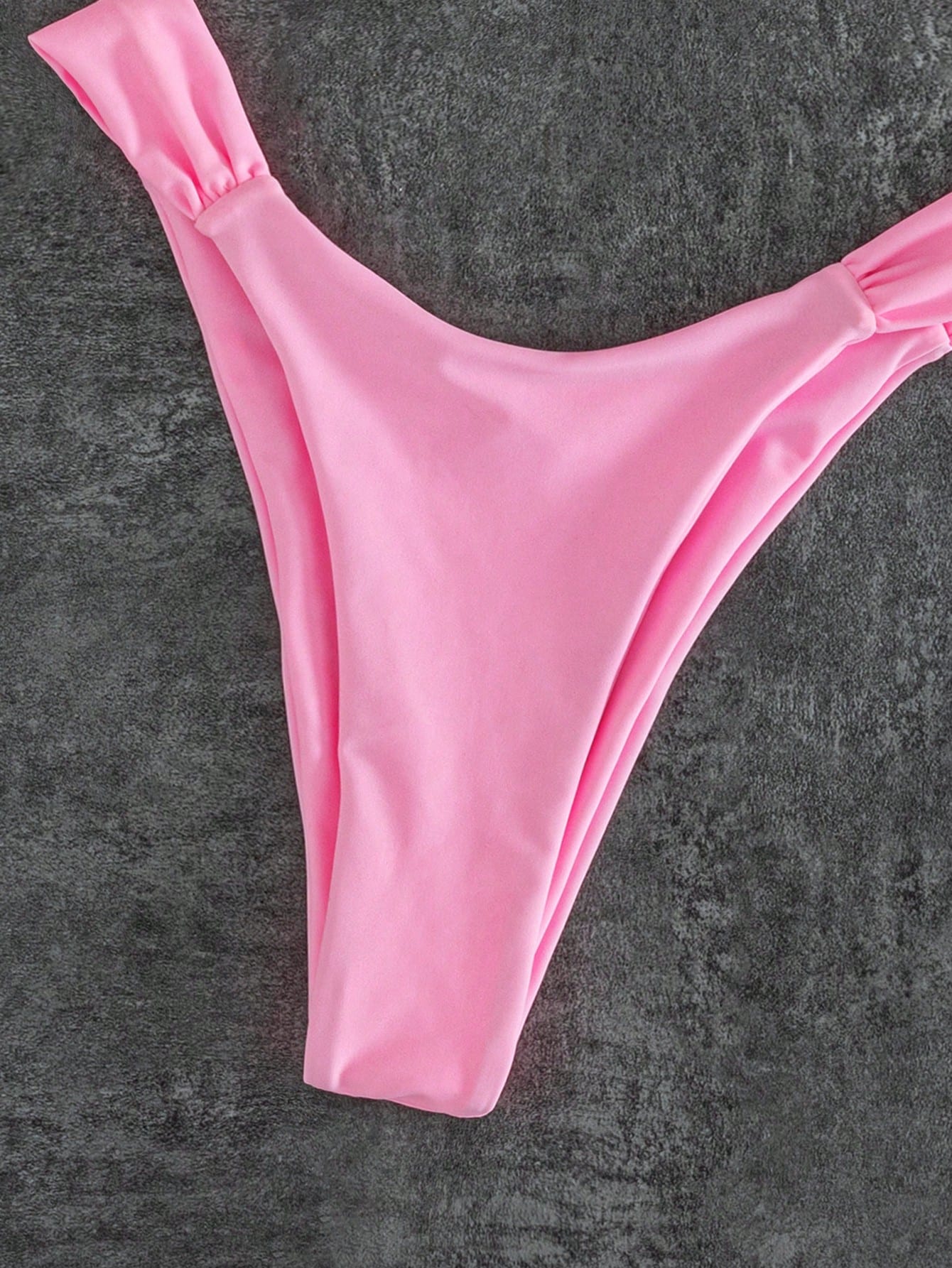 Spring Summer Women's Sexy Fashionable Pink Bikini With Floral Pendant, Elegant Casual Beach Vacation Outfit Suitable For Music Festivals, Beach Parties, Surfing And More, Made Of High Elastic Fabric