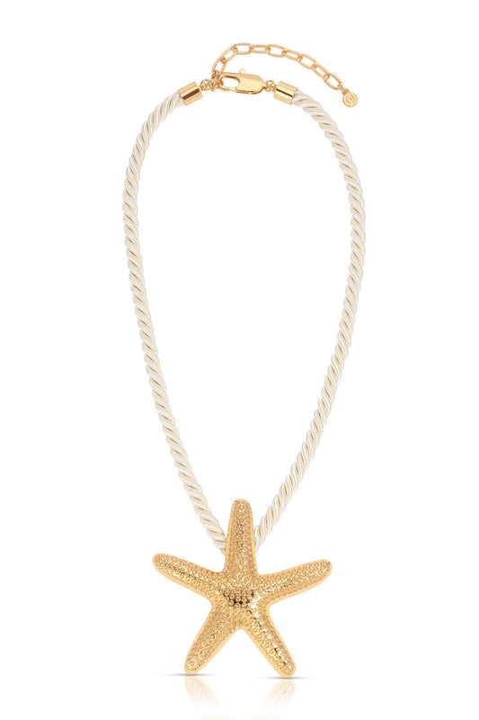 Starfish Necklace - 18k Gold Plated - SHOPJAUS - JAUS
