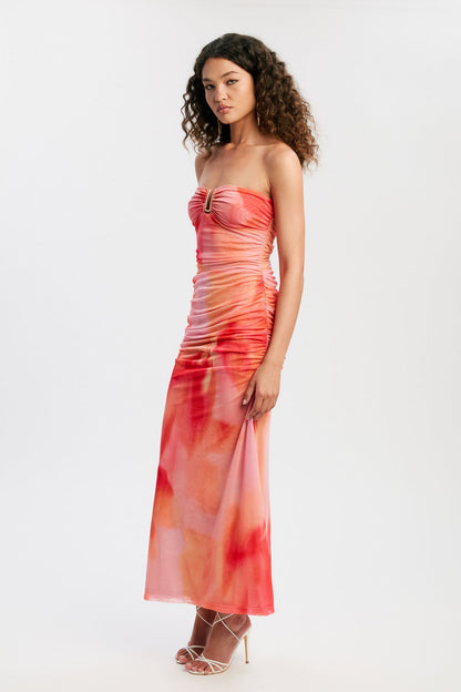 Stephanie Dress - Pink Floral