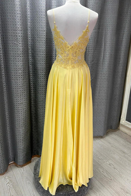 Straps Royal Blue Lace Appliques A-line Prom Dress