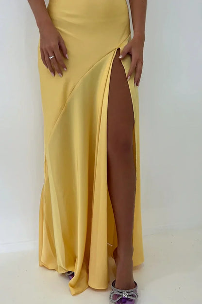 Stylish Sheath Spaghetti Straps Pink Party Dress with Criss Cross Back