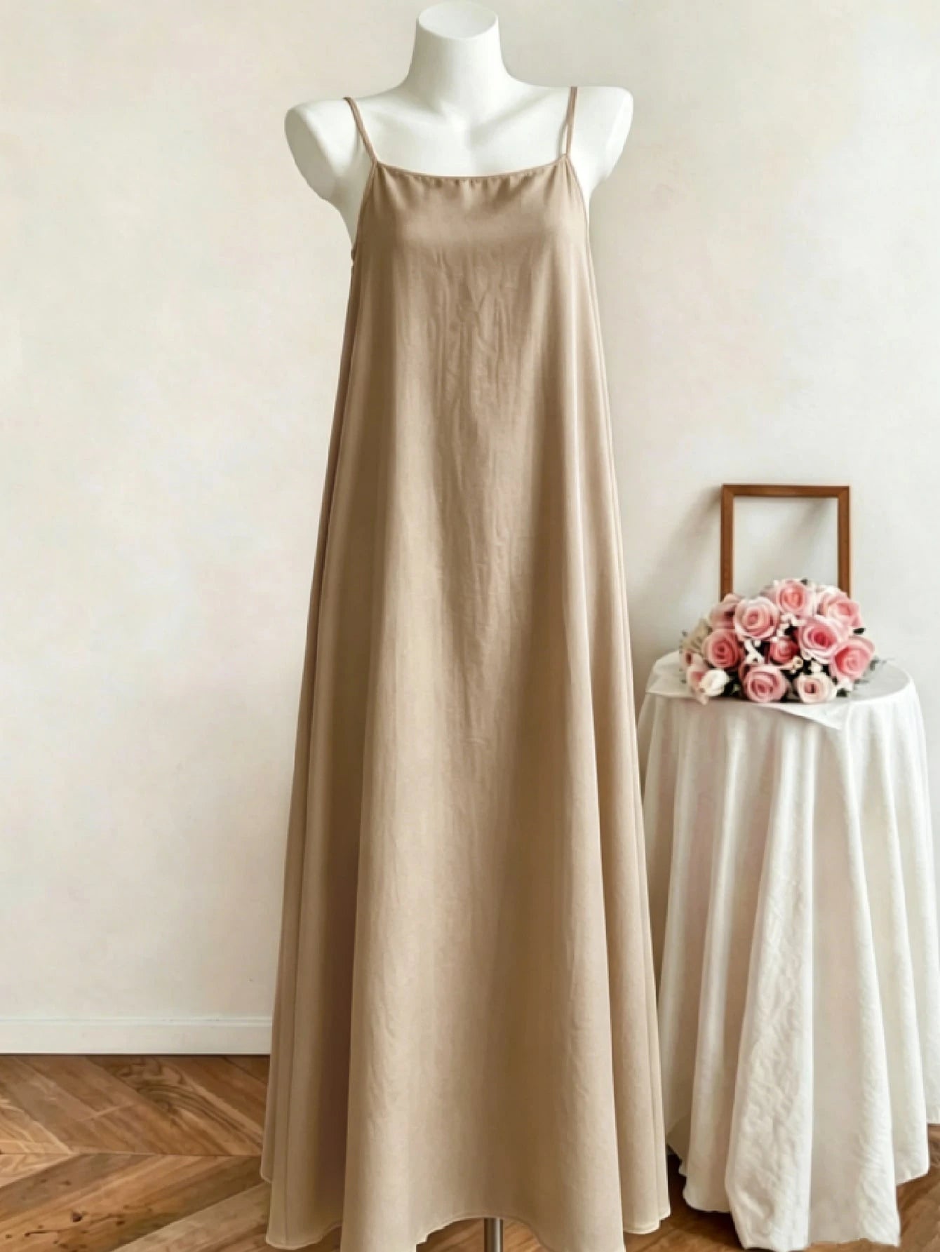 Summer New Women's Dress, Casual, Beach Vacation Dress, Elegant Pink Open Back Ruched Tie Waist Dress Party