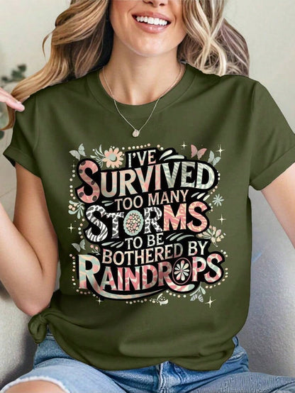 Summer Tops Too Many Storms Plus Size Short Sleeved T Shirts,4th Of July Outfit Women,Back-To-School Season,First Day Of School Shirts.