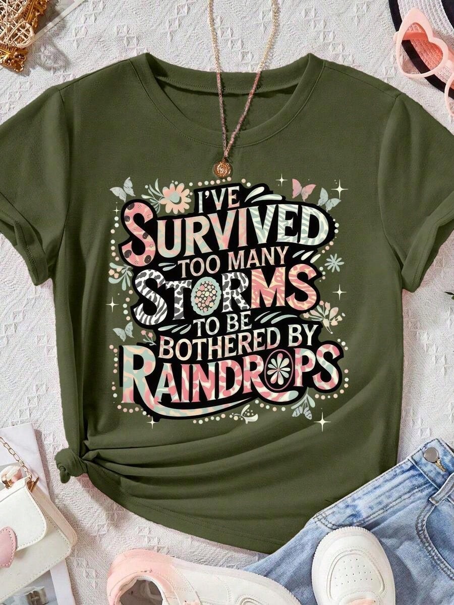 Summer Tops Too Many Storms Plus Size Short Sleeved T Shirts,4th Of July Outfit Women,Back-To-School Season,First Day Of School Shirts.