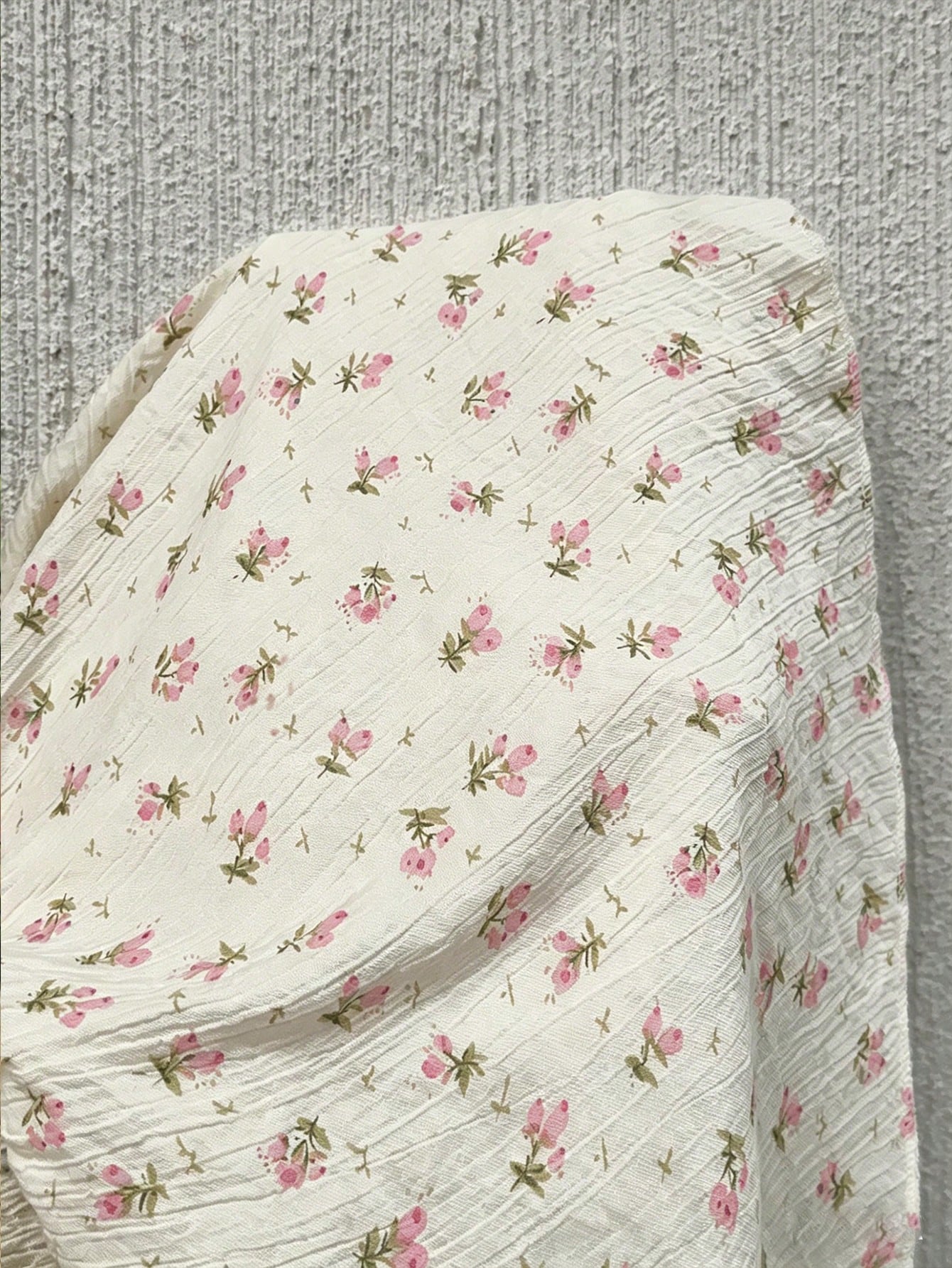 Sunnyshic Cream Ditsy Floral Ruffle Trim Camisole Mini Dress