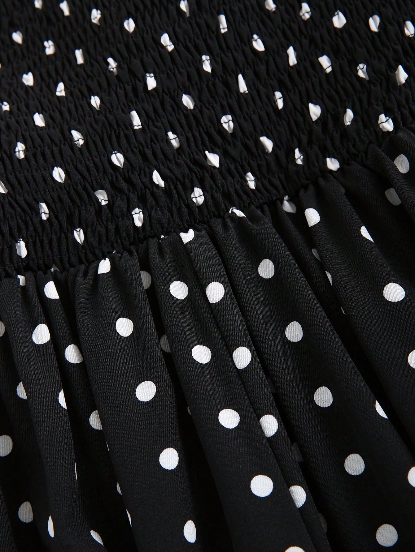 Sweetra Elegant Polka Dot Backless Halter Dress For Summer