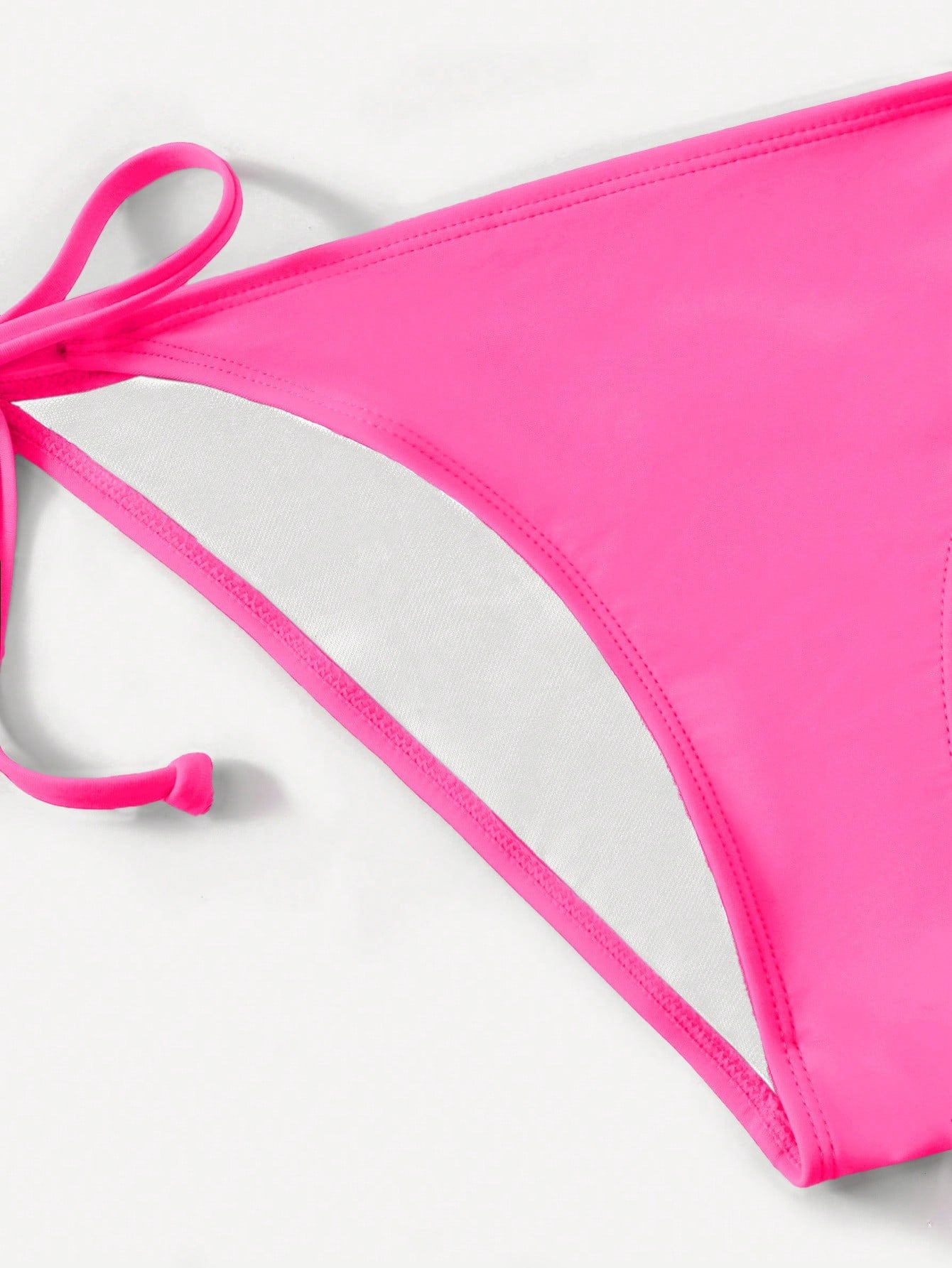 Swim Basics Hot Pink Bikini Set For Beach Beach Party Holiday Holiday Summer Sexy