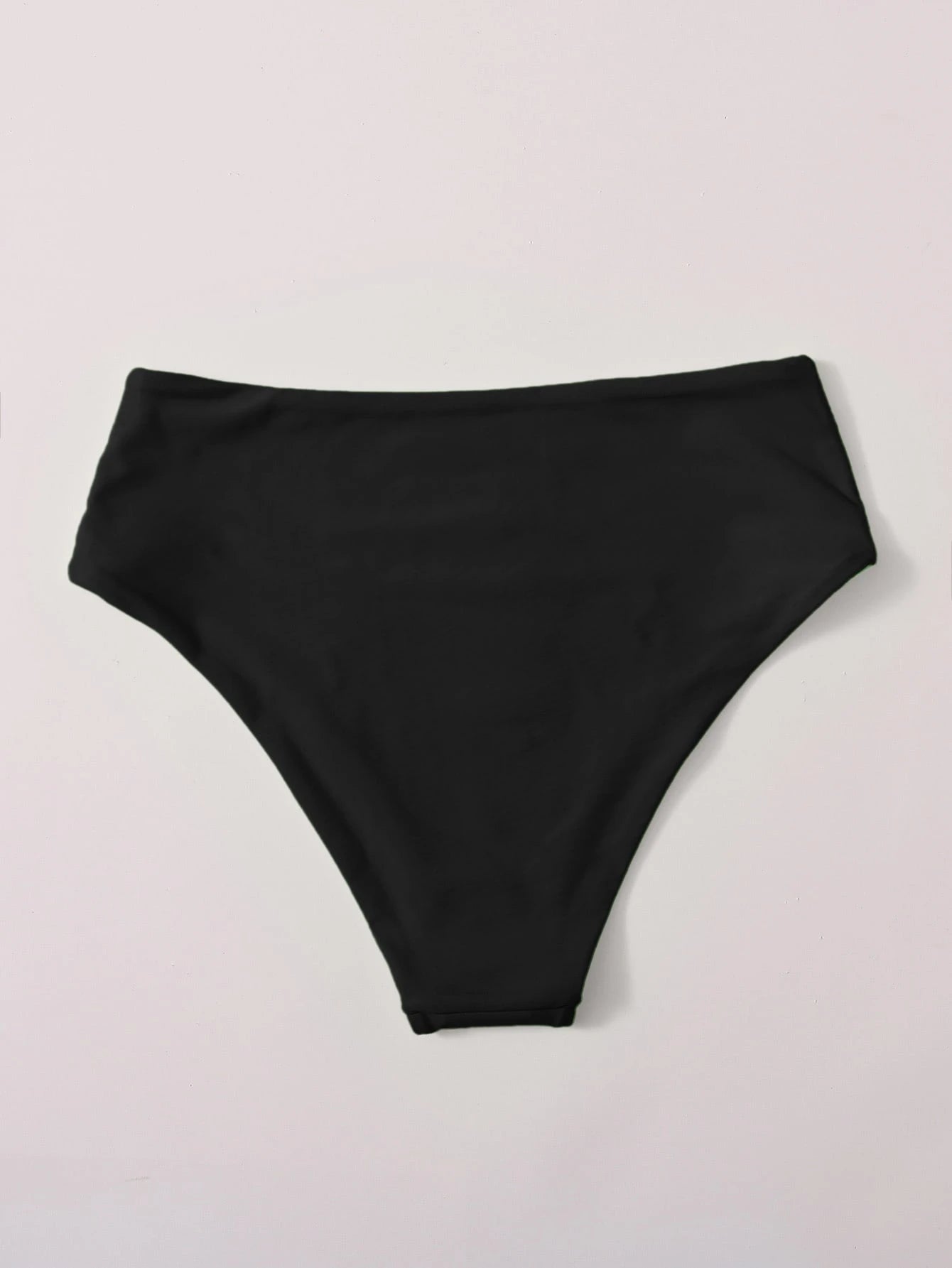 Swim Basics Summer Beach Plain High Waisted Bikini Panty